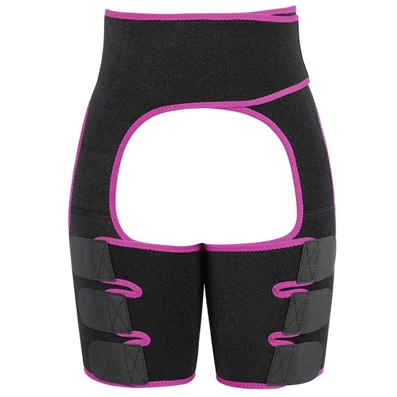 Female Abdominal Trainer Neoprene Buttocks Body Shaper Adjustable Belt Image 4