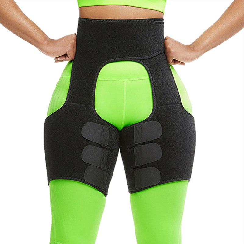 Female Abdominal Trainer Neoprene Buttocks Body Shaper Adjustable Belt Image 6