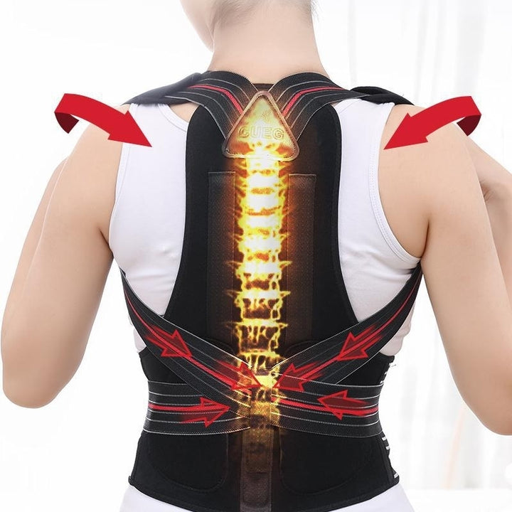 Sitting Posture Adult Orthopedic Braces Men And Women Invisible Humpback Correction Belt Image 3