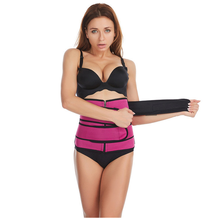 Womens Body Slimming Belt Vest Fitness Slim Waist Reduction Belly Image 2