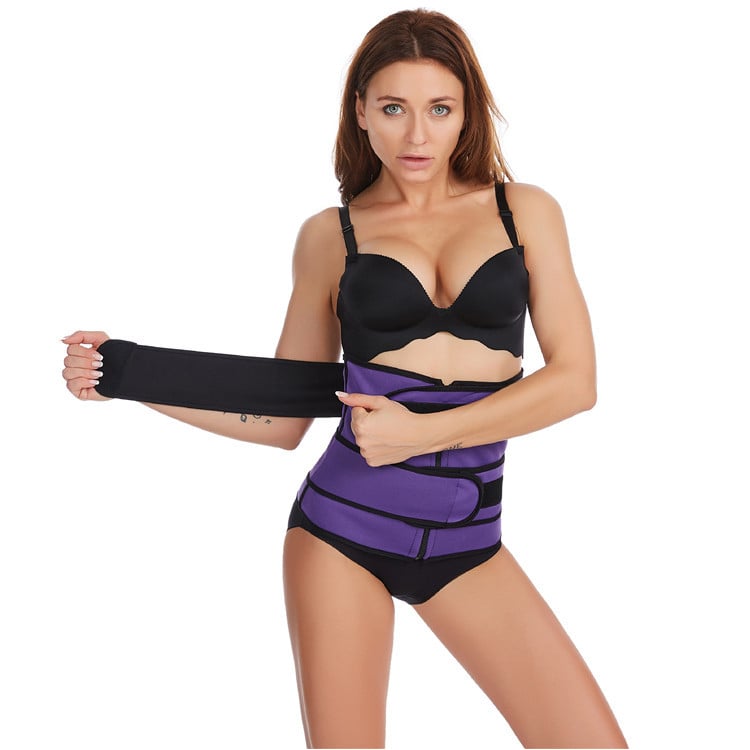 Womens Body Slimming Belt Vest Fitness Slim Waist Reduction Belly Image 1