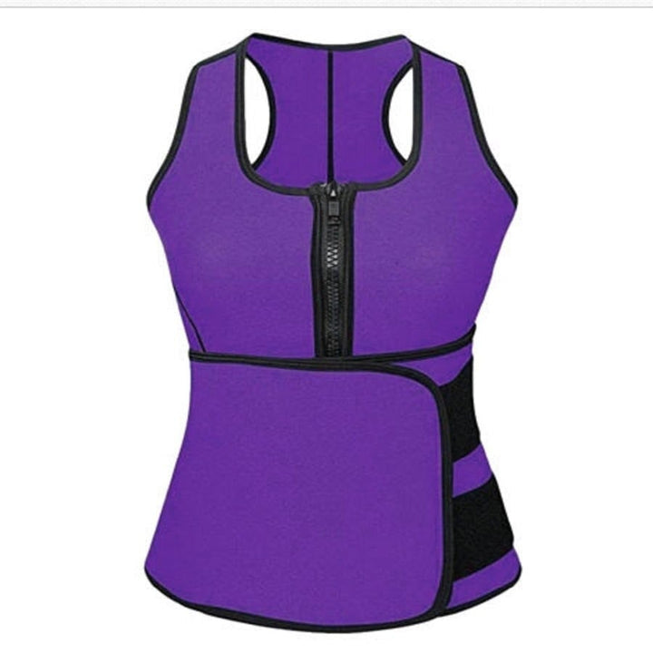 Womens Body Slimming Vest With Abdomen Strap Fitness Slim Waist Slimming Yoga Wear Image 1