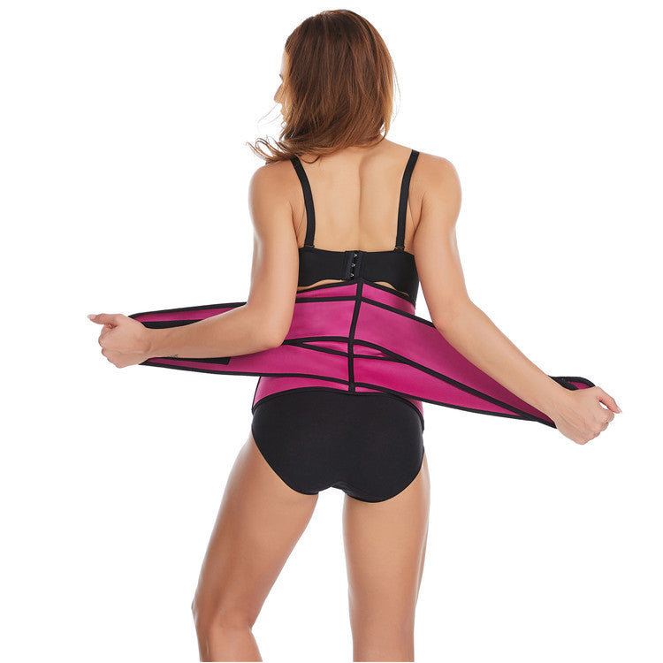 Womens Body Slimming Belt Vest Fitness Slim Waist Reduction Belly Image 8