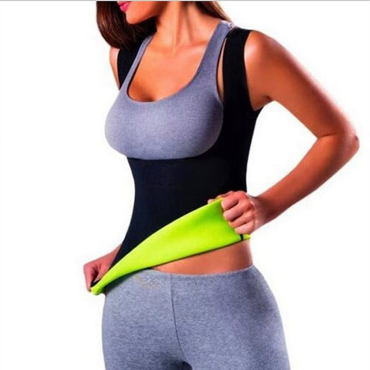 Womens Chest Support Belly Fat Burning Fitness Body Shaping Body Vest Image 1