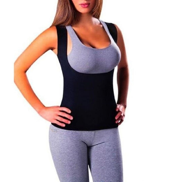 Womens Chest Support Belly Fat Burning Fitness Body Shaping Body Vest Image 7