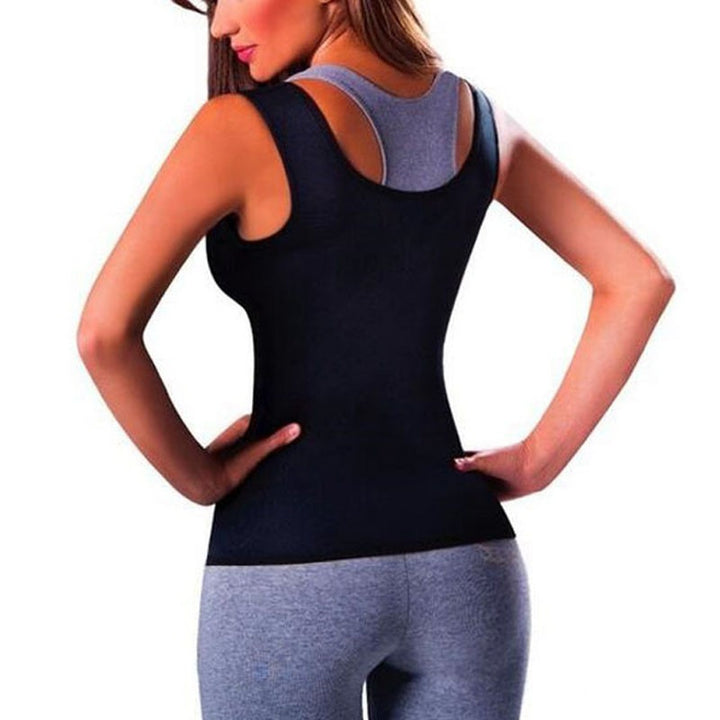 Womens Chest Support Belly Fat Burning Fitness Body Shaping Body Vest Image 8