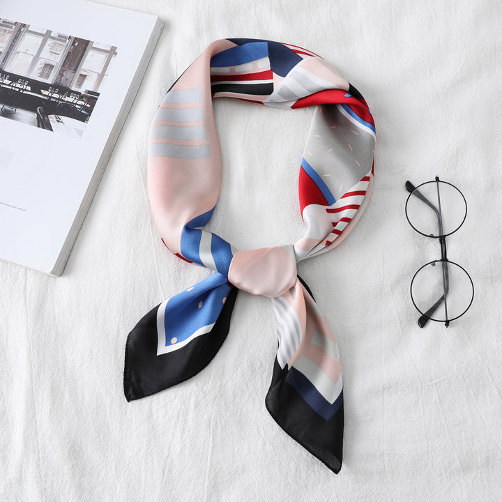 Fashionable Square Scarf Scarves Women Four Seasons Available Scarf Image 1