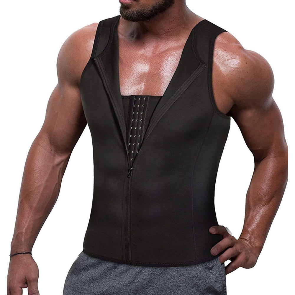 Mens Bodybuilding Vest Explosive Sweatwear Sportswear Image 2
