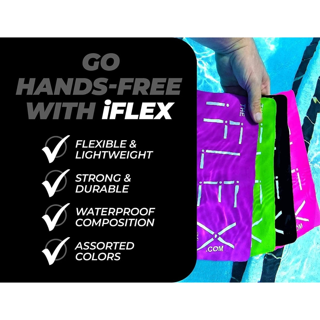 iFLEX Tablet Cell Phone Flexible Stand Black Universal Non-Slip Waterproof Hands-Free 3O-12PY-2VPH Image 6