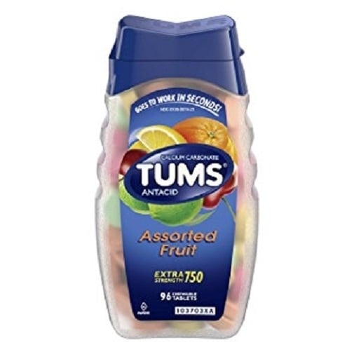 Tums Extra Strength Assorted Fruit Chewable Tablets Image 1