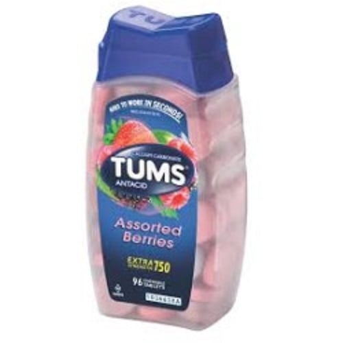Tums Extra Strength Assorted Berries Chewable Tablets Image 1
