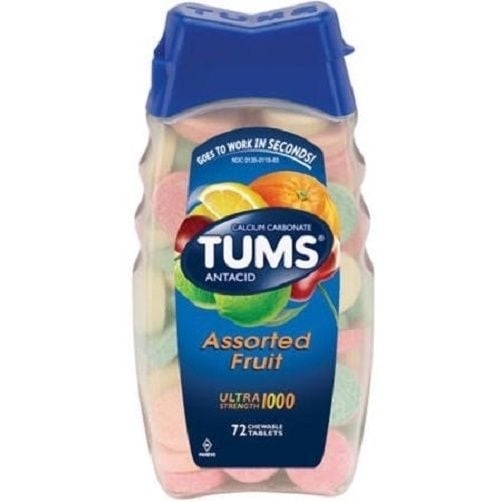 Tums Ultra 1000 Maximum Strength Assorted Fruit Antacid/Calcium Supplement Image 1