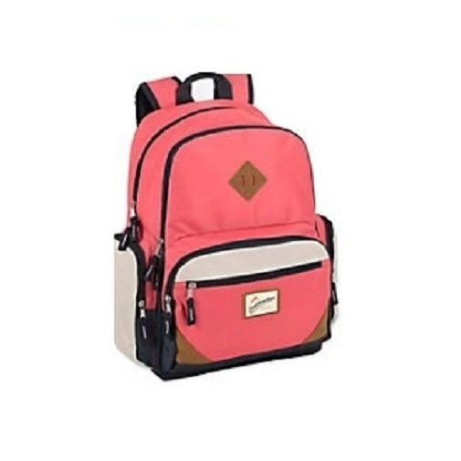 Trailmaker Peach Duo Compartment Backpack with Laptop Sleeve Image 1