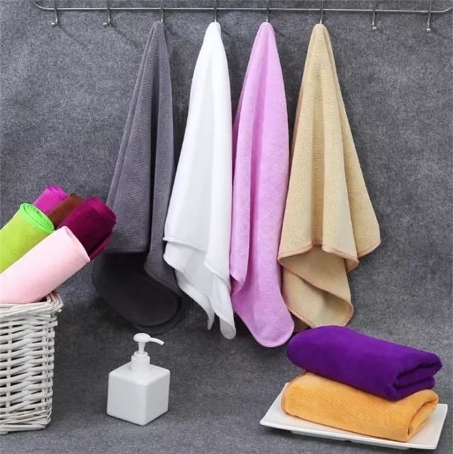 Multi-Pack: Microfiber 12"x12" Absorbent Kitchen Washcloth Towel Set Dish Cloths Image 2