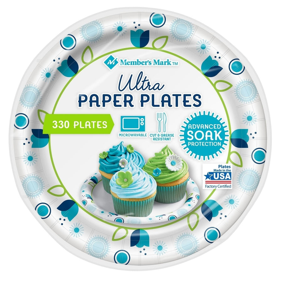 Members Mark Ultra Plate6-7/8" (330 Count) Image 1
