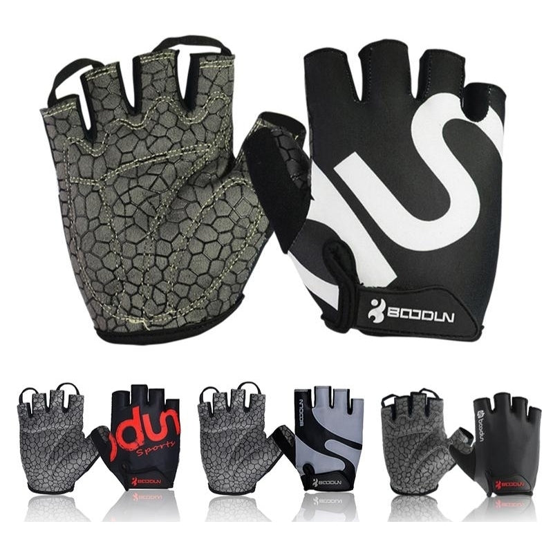 Breathable Anti Slip Gym Fitness Gloves Image 1