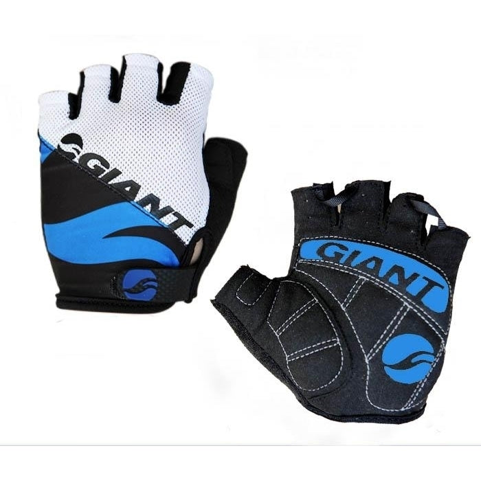 Cycling Anti Slip Sweat Men Women Half Finger MTB Gloves Breathable Shock Sports Image 1