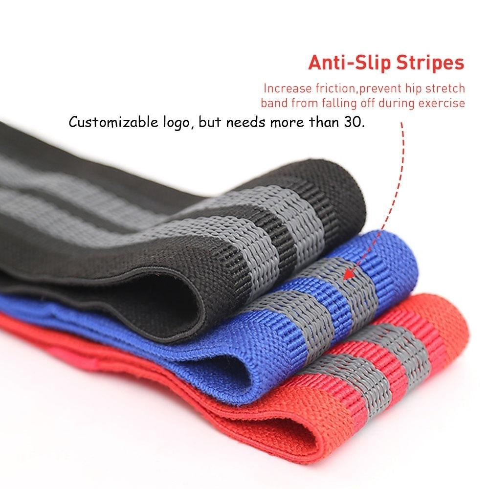 Hip Resistance Bands Booty Leg Exercise Elastic For Gym Yoga Stretching Training Fitness Workout Image 4