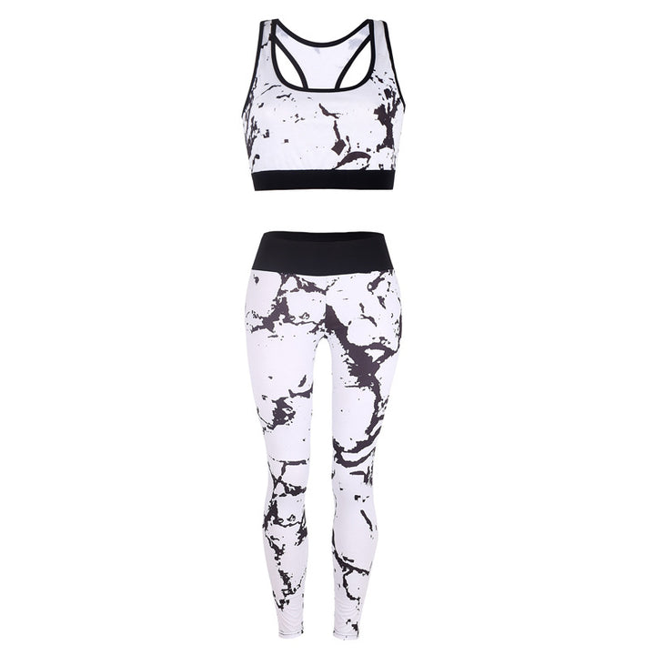 Womens Printed Sports Yoga Suit Image 9