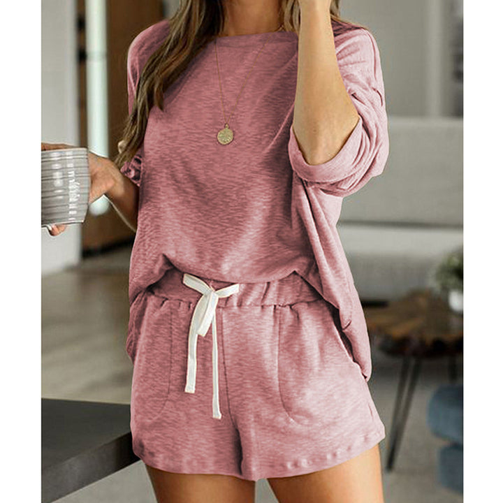 Womens Round Neck Home Clothing Image 6