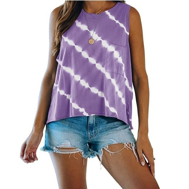 Womens Printed Vest Top 6 Colors Image 6