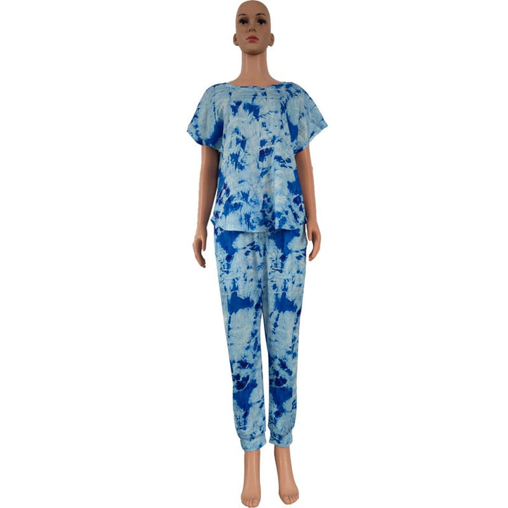 Tie-Dye Two-Piece Leisure Home Set Image 4
