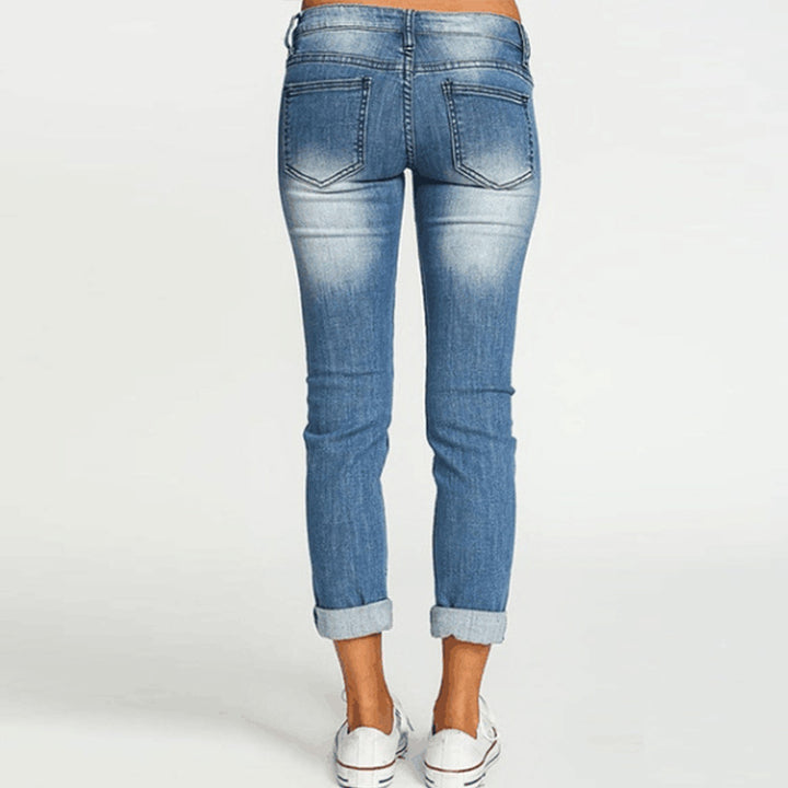 Womens Jeans With Slim Holes Are Slim Image 6