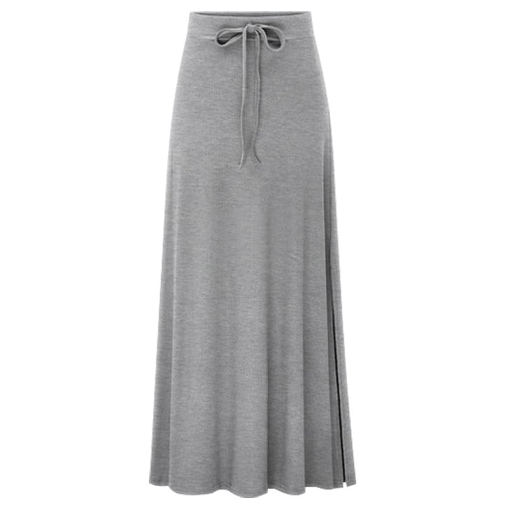 Womens High Waist Split Mid-Length Skirt Image 7