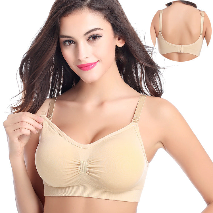 3Pcs Breastfeeding Bra Without Buckle For Pregnant Women Image 1