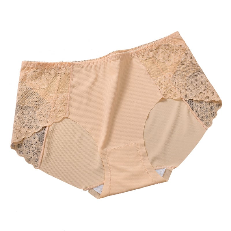 4Pcs Thread Ultra-Thin Hollow Lace Panties Ladies Image 2