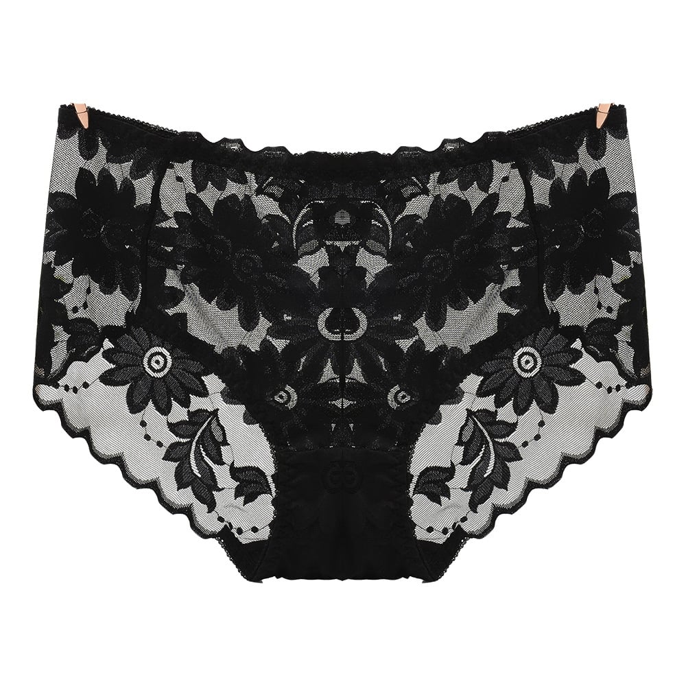 8Pcs Lace Stitching Transparent Underwear Women Image 2
