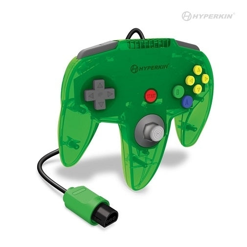 Nintendo 64 Captain Premium Controller For N64 (Lime Green) - Hyperkin Image 2