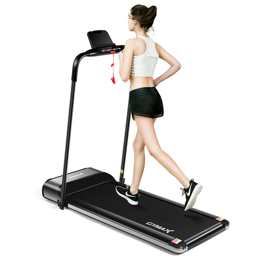450W Ultra-thin Electric Folding Treadmill Motorized Running Jogging Machine Image 1
