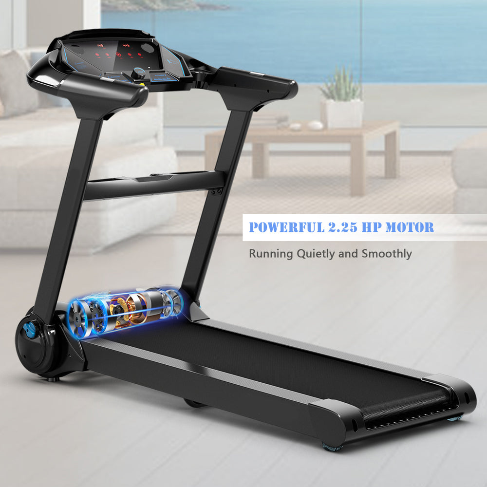 2.25HP Electric Folding Fitness Treadmill w/APP Heart Rate Image 2