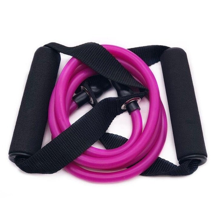 120cm Elastic Resistance Bands Yoga Pull Rope Fitness Workout Sports Rubber Tensile Expander Gum Elastica Image 9
