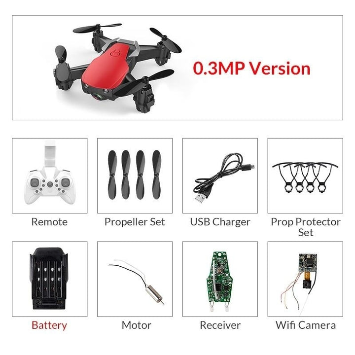 Mini Drone With Camera Hight Hold Mode RC Image 9