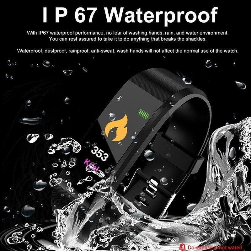 Smart Bracelet Compatible Waterproof Sleep Monitor Fitness Tracker Smart Wristband Pedometer Image 10
