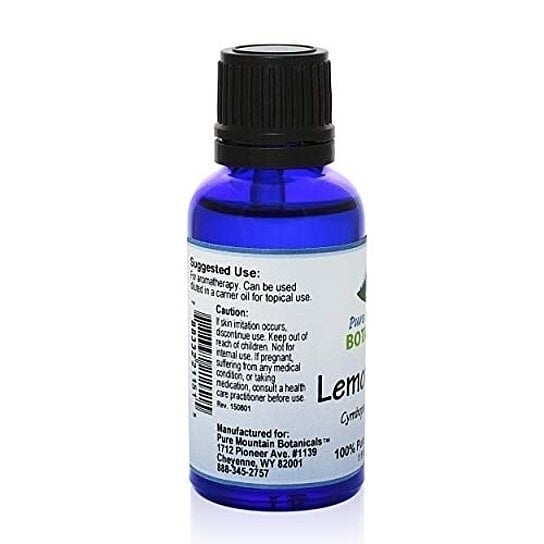 Lemongrass (Cymbopogon Flexuosus) Essential Oil - 100% Pure Natural and Kosher - 1 fl oz Bottle Image 2