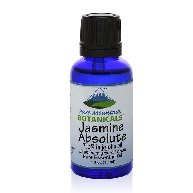 Jasmine Absolute (7.5% Jasminum Grandiflorum in Jojoba Oil) Essential Oil - 100% Pure Natural and Kosher - 1 fl oz Image 1