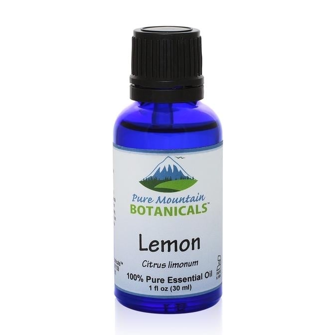 Lemon Essential Oil - 100% Pure Natural and Kosher Certified Citrus Limonum - 1 oz (30 ml) Bottle Image 1