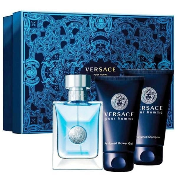Versace Pour Homme 3pc Perfume Set for Men Image 1