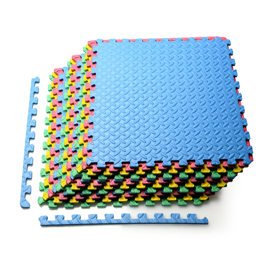 12PCS Kids Puzzle Exercise Play Mat w/EVA Foam Interlocking Tiles (25x25) Image 1