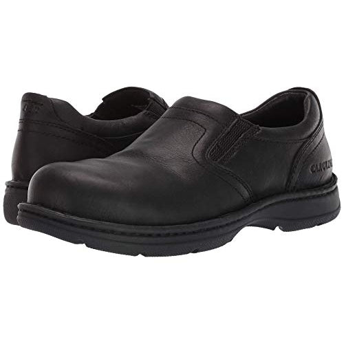 CAROLINA Mens BLVD 2.0 ESD Aluminum Toe Opanka Slip-On Work Shoe Black - CA5563  BLACK Image 1