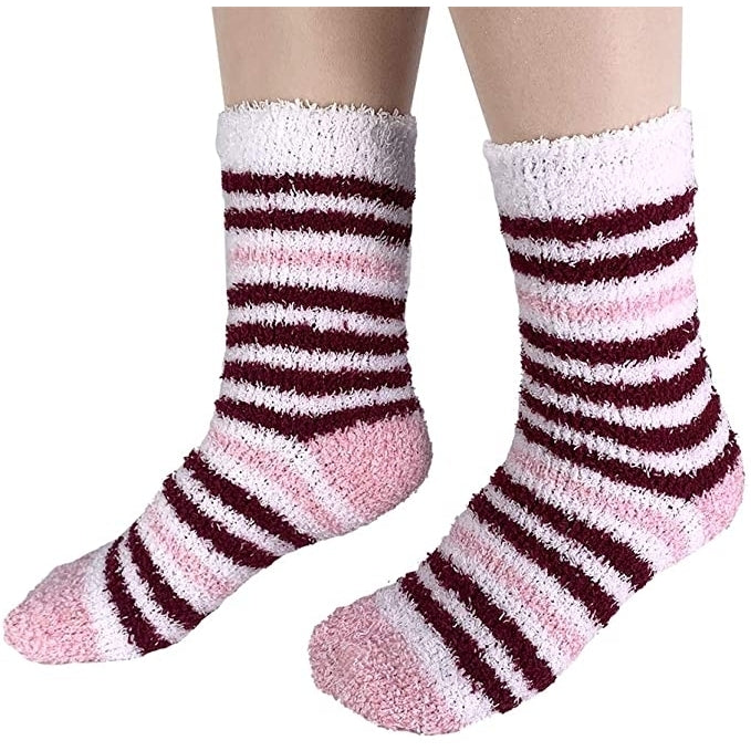 8-Pairs: Ultra Soft Super Plushy Womens Cozy Fuzzy Socks Image 1
