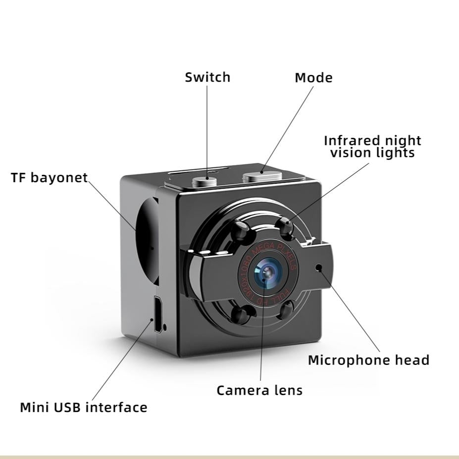 Mini Camera HD Video Recorder Night Vision Motion Detection Small Camcorder DVR Image 3