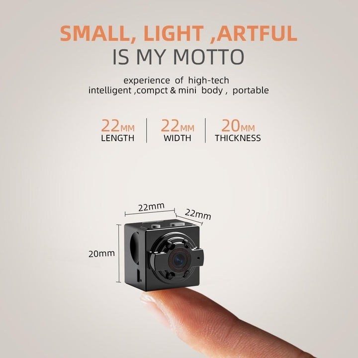 Mini Camera HD Video Recorder Night Vision Motion Detection Small Camcorder DVR Image 9