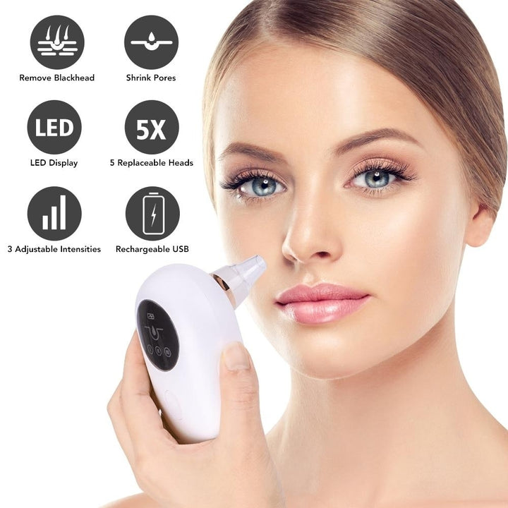 Face Pore Cleaner Remover Blackhead Skin Vacuum Acne Suction Extractor (Blackhead Vacuum C) Image 6