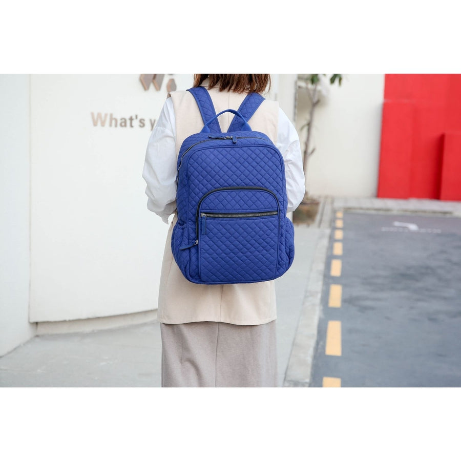 MKF Collection Mycelia Quilted Backpack by Mia K. Image 1