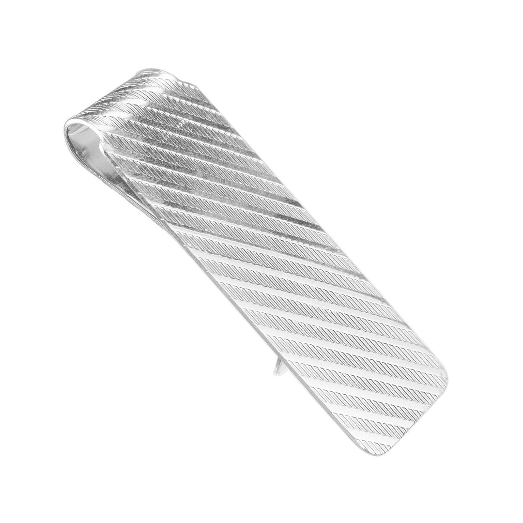 Sterling Silver Rhodium Plated Money Clip Image 1