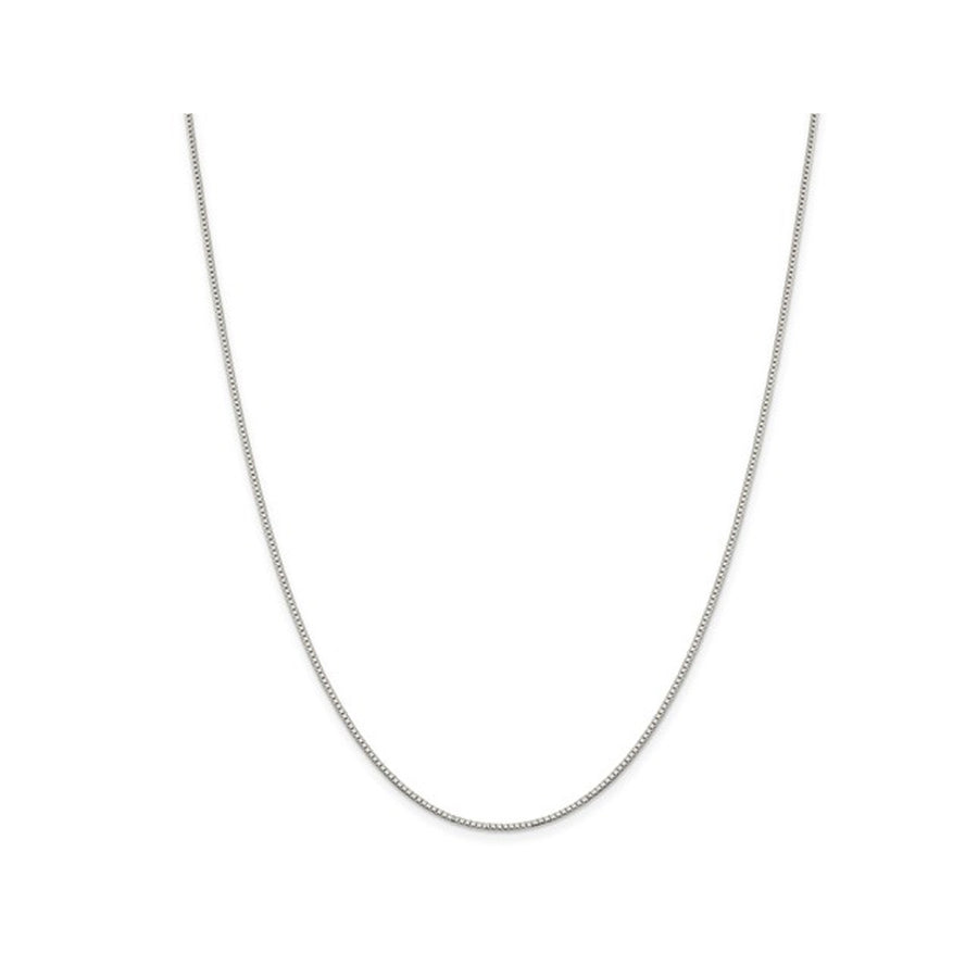 Box Chain Necklace in Sterling Silver 20 Inches (1.10mm) Image 1